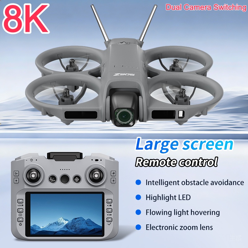 Rc Helicopter Electric - Drone com Câmera 8K ESC, Posicionamento