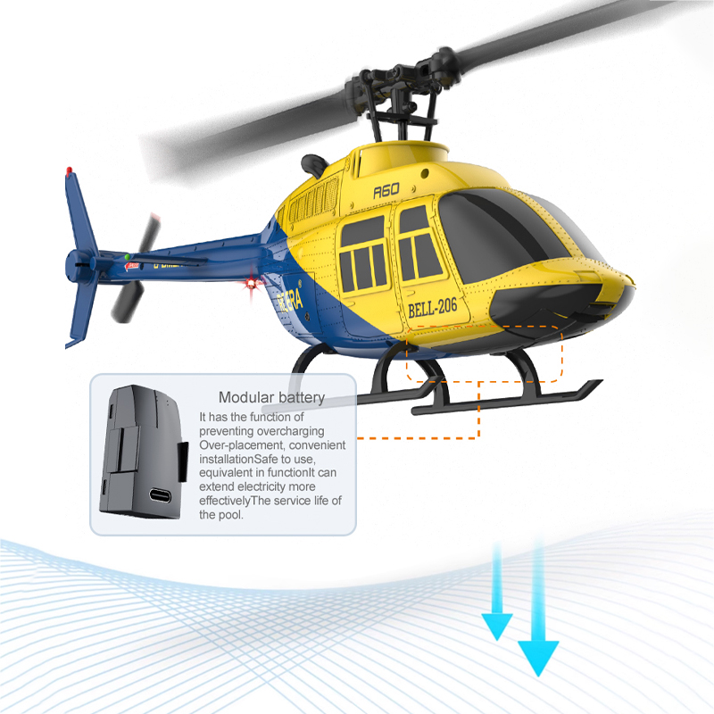 Helicóptero A60 RC 2.4G 6-Aixs - Rc Helicopter Nitro avaliação e preço