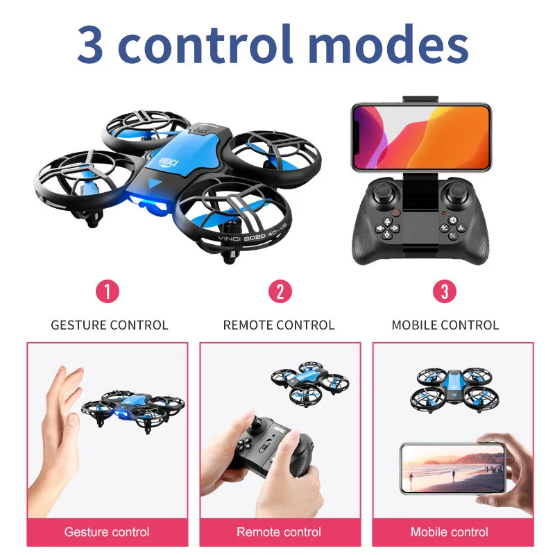 Novo Mini Drone V8 4K Profissi - Rc Helicopter Electric avaliação e preço