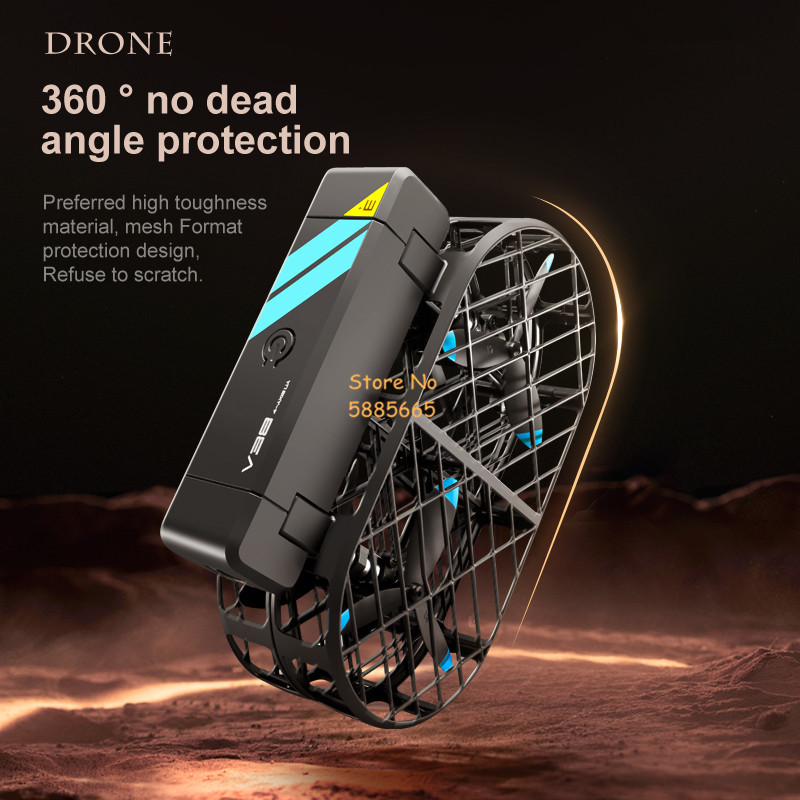 Câmera HD 8K 360 °   Proteção  - Rc Helicopter Case avaliação e preço
