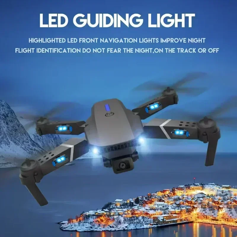E88 pro wifi fpv drone grande  - Rc Helicopter Case avaliação e preço