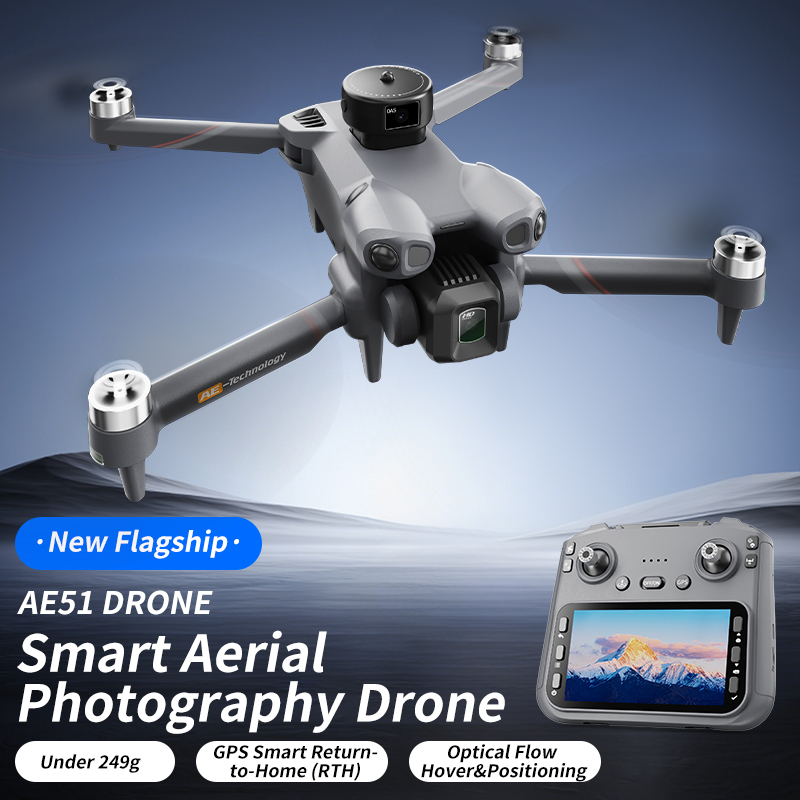 Drone RC Dobrável AE51 com GPS - Rc Helicopter Large avaliação e preço